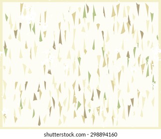Abstract background with randomly colored triangles and grungy texture. Stylish vintage colors, retro pattern for a variety of design uses.