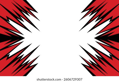 Abstract background with raw jagged sharp spike pattern and with some copy space area