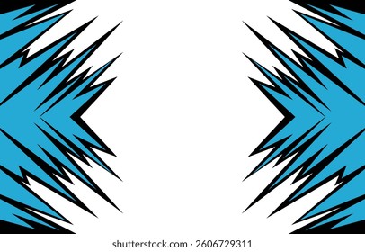 Abstract background with raw jagged sharp spike pattern and with some copy space area