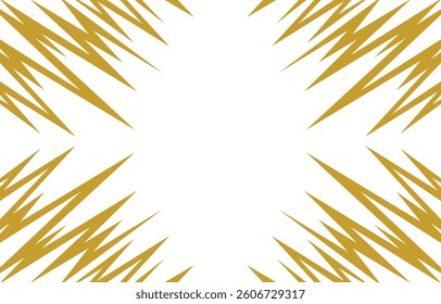 Abstract background with raw jagged sharp spike pattern and with some copy space area