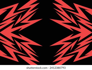 Abstract background with raw jagged spike pattern and with some copy space area