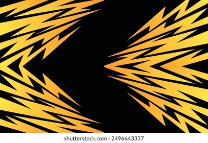 Abstract background with raw jagged spike gredint pattern and with some copy space area
