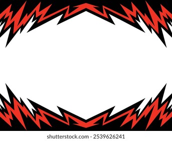 Abstract background with raw jagged spike pattern and with some copy space area