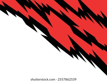 Abstract background with raw jagged spike pattern and with some copy space area