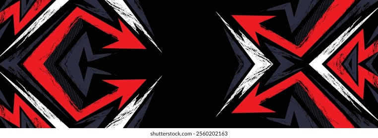 Abstract background with raw jagged spike pattern and with some copy space area