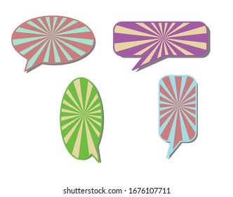 Abstract background with ray in dialogue 