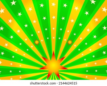 Abstract background ray starburst beam effect sunburst stripes glowing flare wallpaper vector illustration