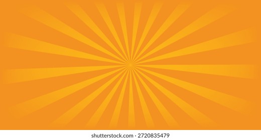 Abstrakter Hintergrund mit Strahlen. Farbige Sonnenstrahlen Sonnenburst Muster Hintergrund. Abstrakter Comic, bunter Vintage-Hintergrund. Pop-Art-Cartoon-Stil, Sonnenlicht, Sunburst-Hintergrund.