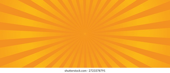 Fundo abstrato com raios. Raios solares coloridos fundo padrão de explosão solar. Resumo cômico colorido vintage fundo. estilo desenho animado pop art, luz do sol, fundo sunburst.