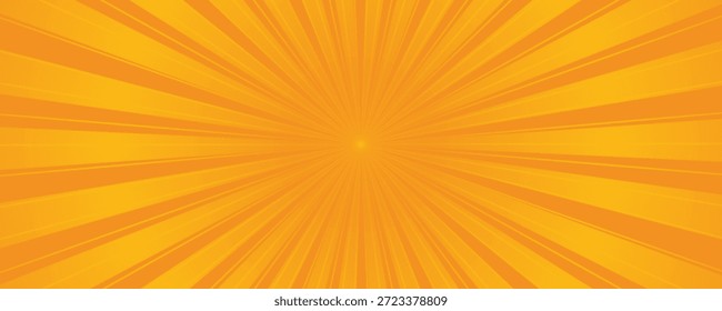 Fundo abstrato com raios. Raios solares coloridos fundo padrão de explosão solar. Resumo cômico colorido vintage fundo. estilo desenho animado pop art, luz do sol, fundo sunburst.