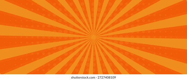 Abstract background with rays. Colorful sun rays sunburst pattern background. Abstract comic colorful vintage background. pop art cartoon style, sunlight, sunburst background.