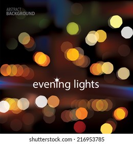 abstract background with realistic bokeh