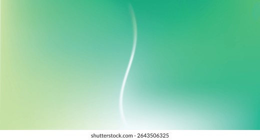 Fondo abstracto del sombreado curvo verde realista del gradiente. concepto de diseño del Vector. Diseño decorativo del Web o cartel, Anuncio