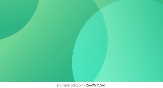 abstract background of realistic green curved gradient art simple design modern