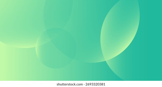 abstract background of realistic green curved gradient shading.  vector design concept. Decorative web layout or poster, banner
