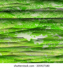 Abstract background with realistic green wall