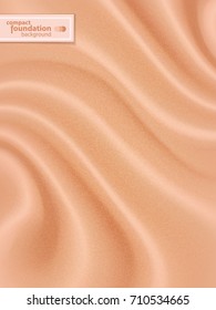 Abstract background. Realistic texture with soft waves. Vector Illustration.