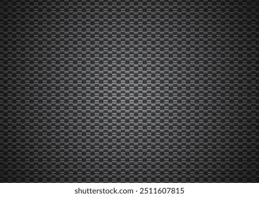 Textura Abstractas de la fibra de carbono del rectángulo del fondo, fondo oscuro con la iluminación