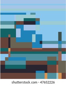 Abstract background, rectangles