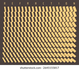 Fundo abstrato com retângulos. Matriz irregular ou matriz de partículas. Modelo de design de capa. Vetor para brochura, cartaz, apresentação, folheto ou banner.