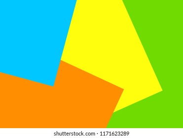 Abstract background of rectangles. Paper lies on the table. Geometric background in square style. Flat style background. The template can be used for a completely new backgrounds.