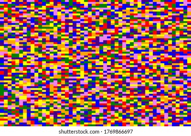 abstract background with rectangles in rainbow colors