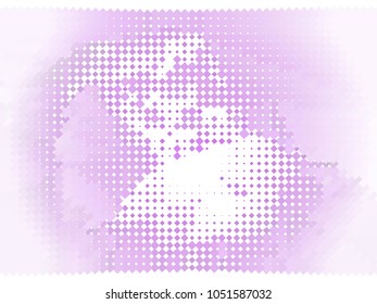 Abstract background with rectangles and squares. Texture with a geometric pattern. Halftone effect. Vector clip art.
