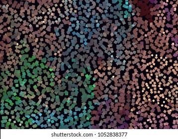 Abstract background with rectangles and squares. Texture with a geometric pattern. Halftone effect. Vector clip art.