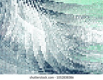 Abstract background with rectangles and squares. Texture with a geometric pattern. Halftone effect. Vector clip art.