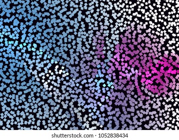 Abstract background with rectangles and squares. Texture with a geometric pattern. Halftone effect. Vector clip art.