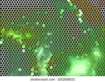 Abstract background with rectangles and squares. Texture with a geometric pattern. Halftone effect. Vector clip art.