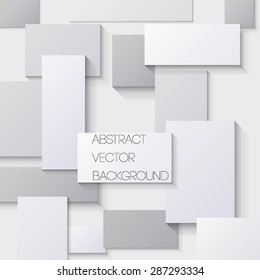 Abstract background with rectangles. Vector illustration