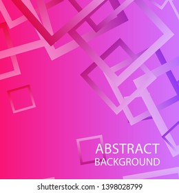 Abstract background with rectangular elements and gradient color. vector