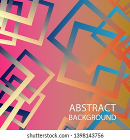 Abstract background with rectangular elements and gradient color. vector