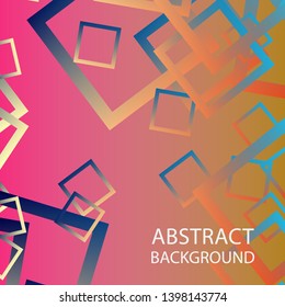 Abstract background with rectangular elements and gradient color. vector