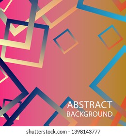 Abstract background with rectangular elements and gradient color. vector
