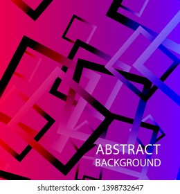 Abstract background with rectangular elements and gradient color. vector