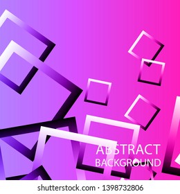 Abstract background with rectangular elements and gradient color. vector