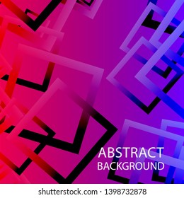Abstract background with rectangular elements and gradient color. vector