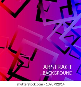 Abstract background with rectangular elements and gradient color. vector