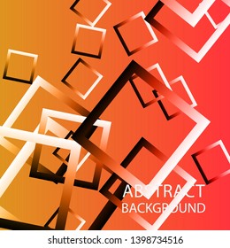 Abstract background with rectangular elements and gradient color. vector