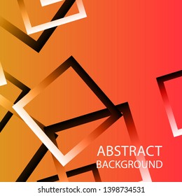 Abstract background with rectangular elements and gradient color. vector