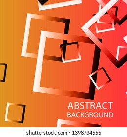 Abstract background with rectangular elements and gradient color. vector