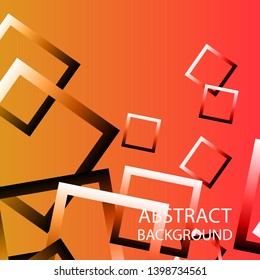 Abstract background with rectangular elements and gradient color. vector
