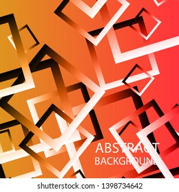 Abstract background with rectangular elements and gradient color. vector