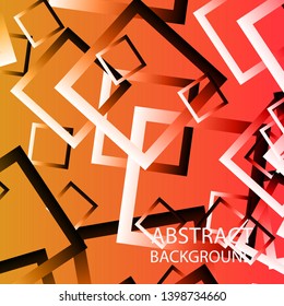 Abstract background with rectangular elements and gradient color. vector