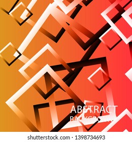 Abstract background with rectangular elements and gradient color. vector