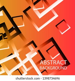 Abstract background with rectangular elements and gradient color. vector
