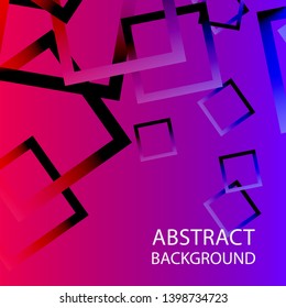 Abstract background with rectangular elements and gradient color. vector