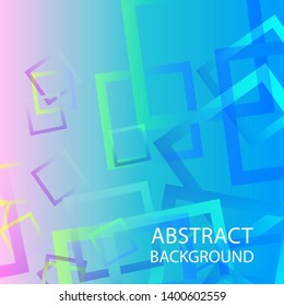 Abstract background with rectangular elements and gradient color. vector